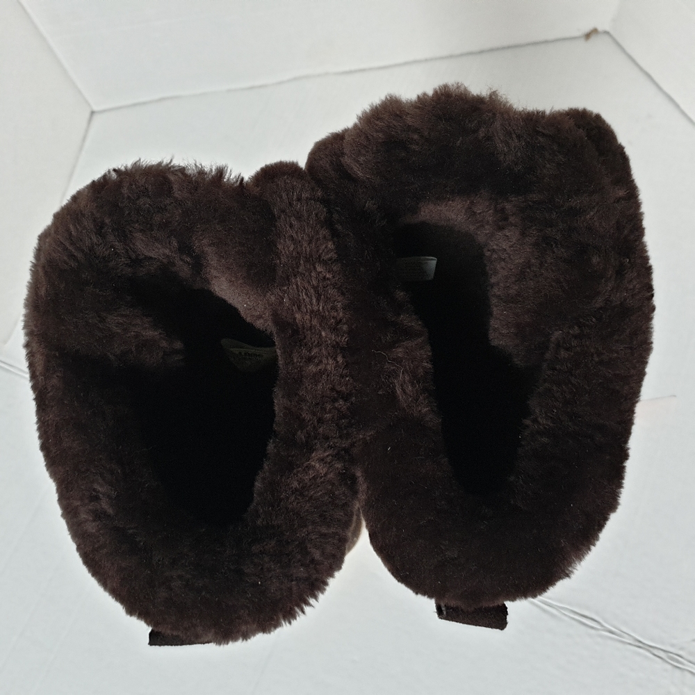 Lamo Wm Harper Premium Choc Brown Suede & Sheepskin Lined Tall Winter Boots 6-7 - Picture 8 of 16